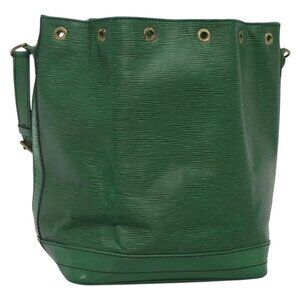 LOUIS VUITTON Epi Noe Shoulder Bag Green M44004 LV Auth bs27263